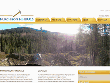 Tablet Screenshot of murchisonminerals.com